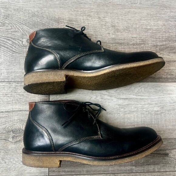 Johnston & Murphy Calder Chukkas Waterproof Leather Comfortable Office Casual - Picture 3 of 8